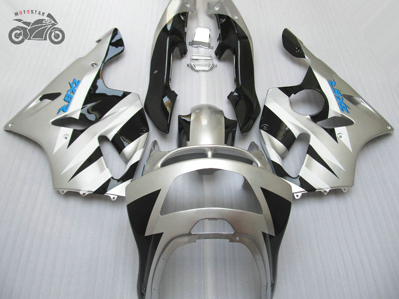 

Customize Motorcycle fairing kits for KAWASAKI Ninja 94- 97 ZX-6R ABS plastic silver fairings set ZX 6R ZX6R 1994 1995 1996 1997, Customize other mold