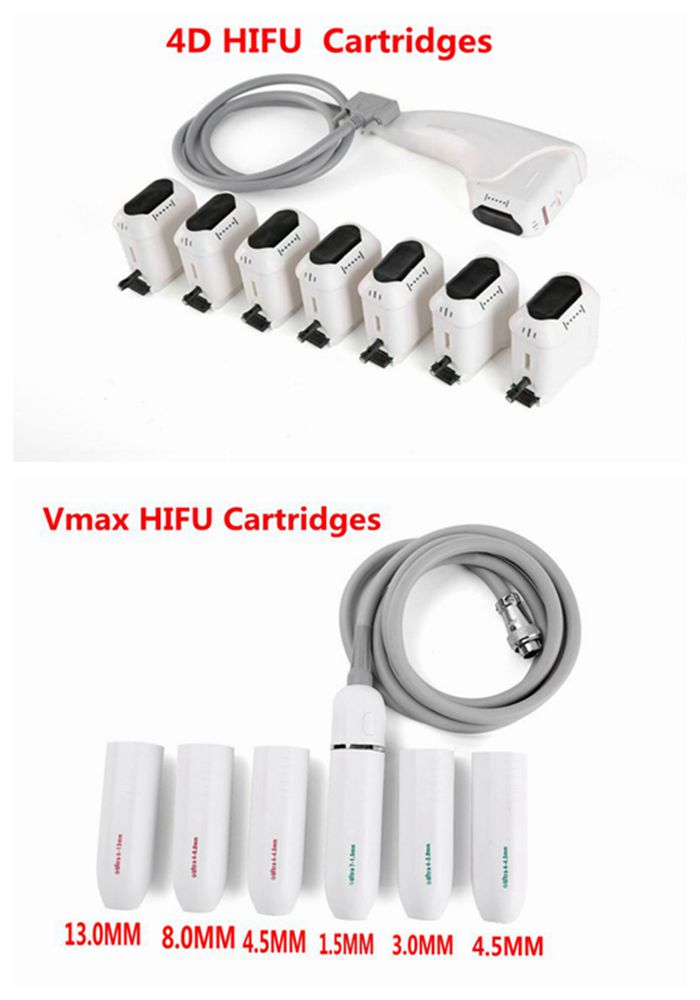

4D HIFU Cartridges 20000 Shots for High Intensity Focused Ultrasound Vmax Machine Face Skin Lifting Wrinkle Removal Body Slimming