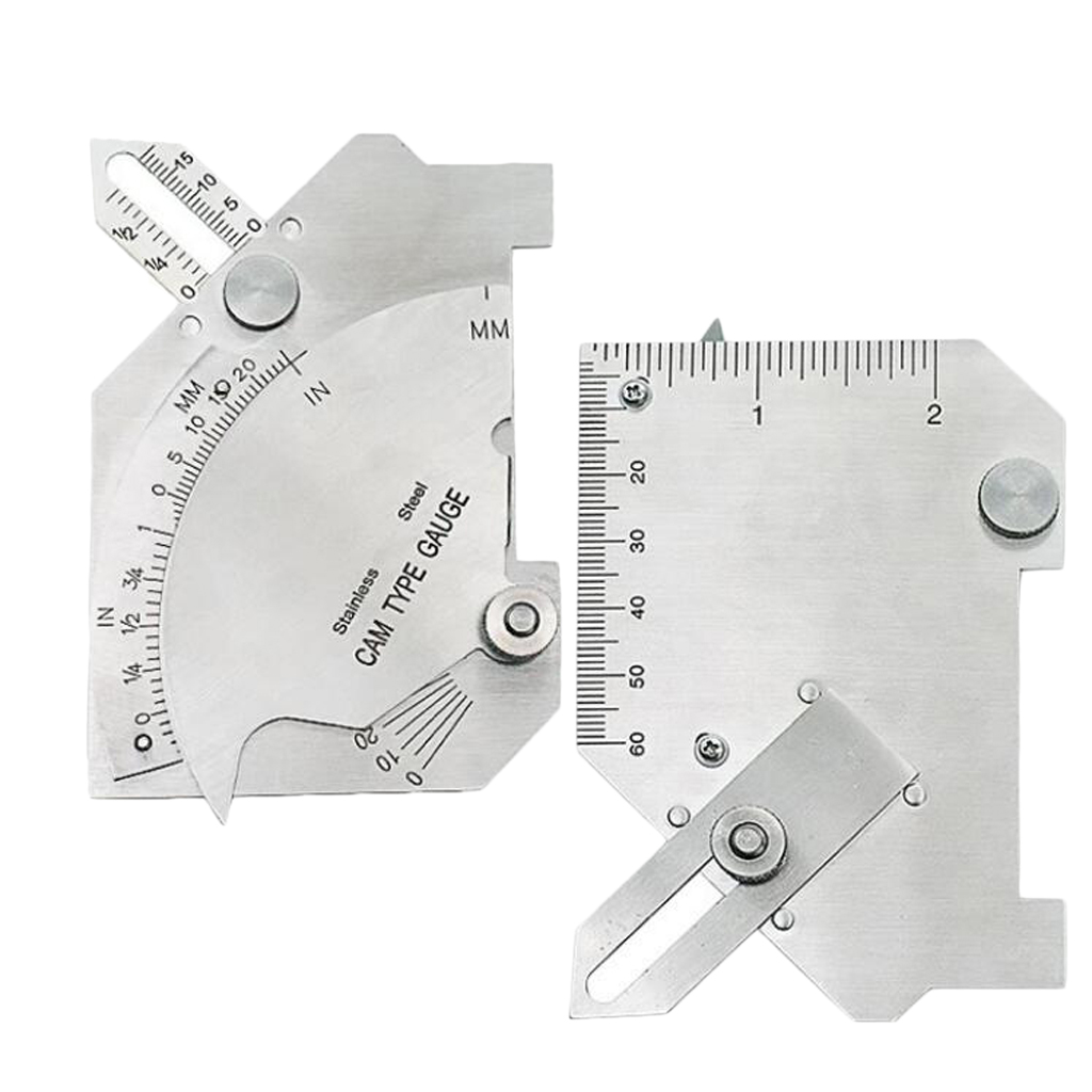 

2x welding gauge test ulnar welder inspection bridge cam type weld gage tool