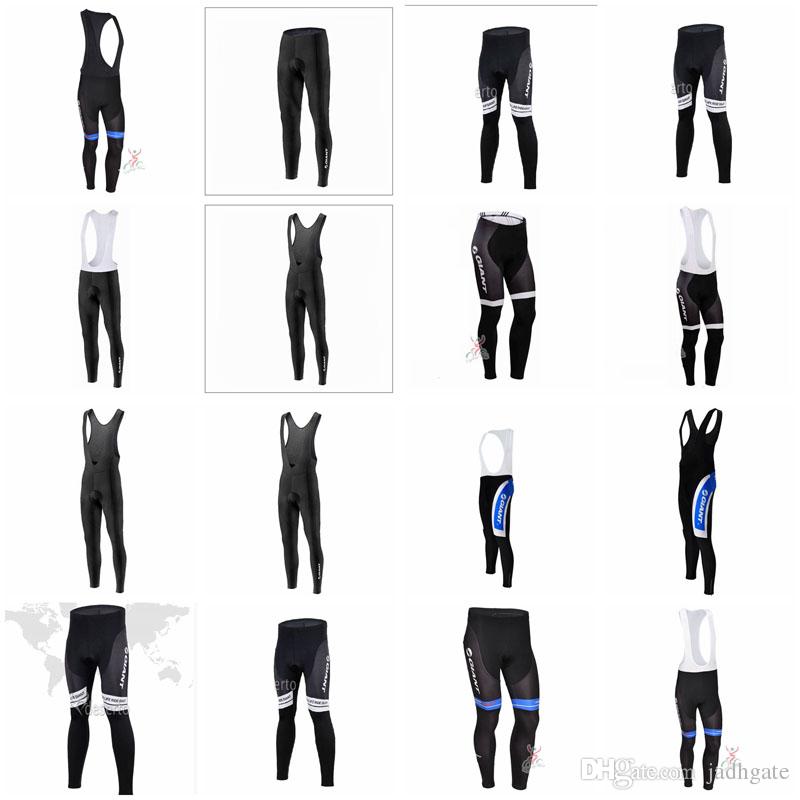 

GIANT team Cycling bib Long pants Gel Padded Racing Sport Quick Dry Lycra MTB Bike Clothing D1926, Black