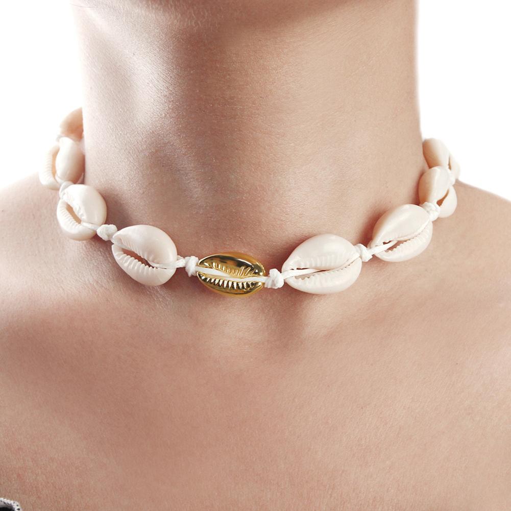 

Women Girl Bohemian Seashell Choker Collar Chain Beach Necklace Jewelry Gift hot