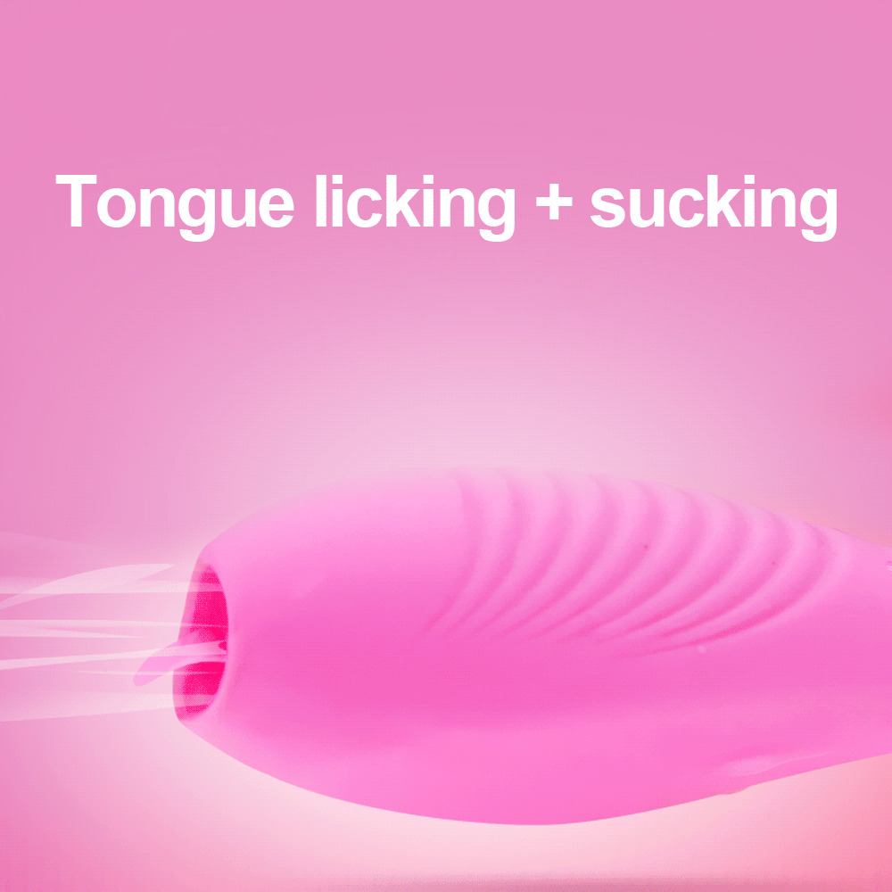 Oral Licking Vibrator 7 Mode Tongue Vibrating Nipple