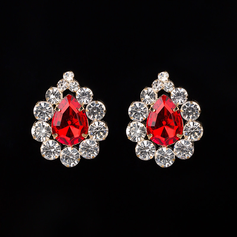 

Crystal Drip Ear Shape Nail High Archives Rhinestone Ear Nail Defence Allergy Earring