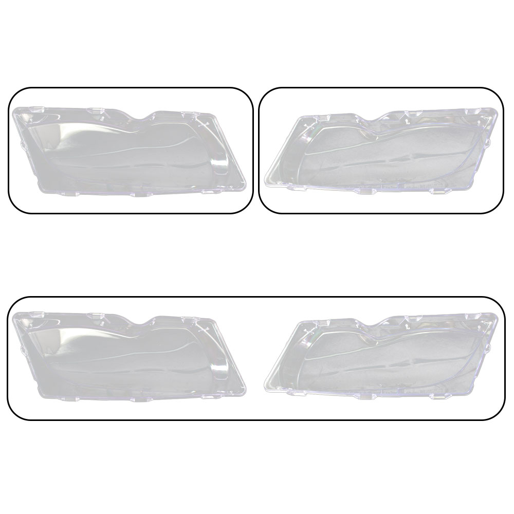 

Hot Automobile Headlamp Glass Cover Clear Left Right Headlight Lens Shell For E46 320i/ 325i/ 325xi/ 330i/330xi 2002-2006
