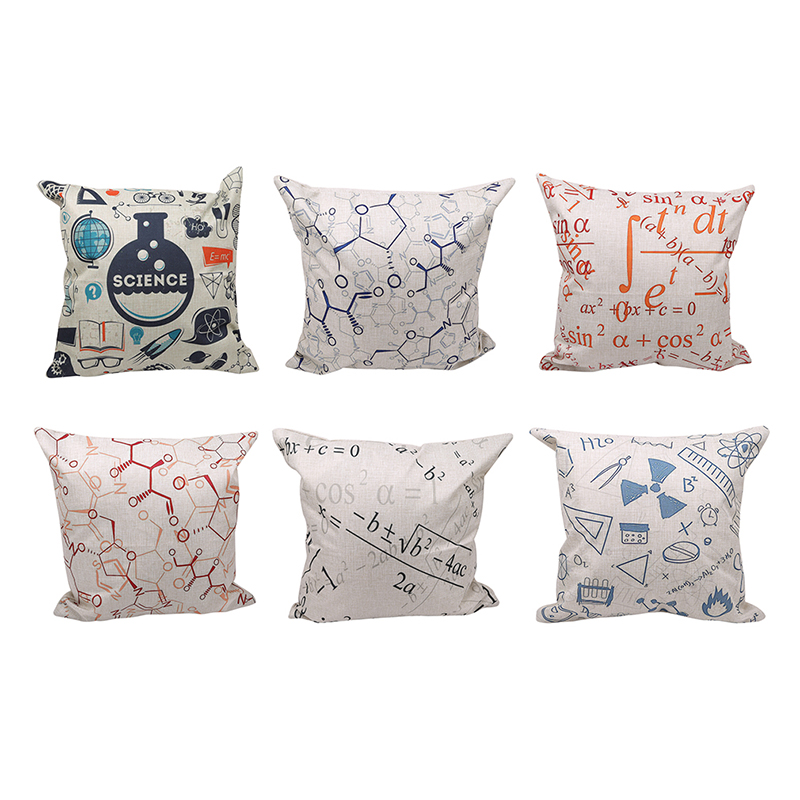 

Pillow Case Cotton Linen Decorative Pillowcases Structure Throw Pillow Cover Square 45*45cm Poszewki Na Poduszki, S1617