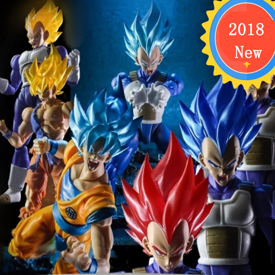Demoniaco Fit DRAGONBALL 6/" Dio GOKU BLU IN PVC Action Figure Nuovo