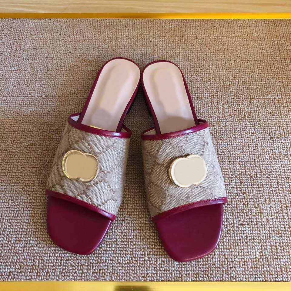 

Designer fashion wild slippers leather outsole breathable comfortable wide bottom sandals outdoor indoor hotel flat slippers large size 41, Color 4