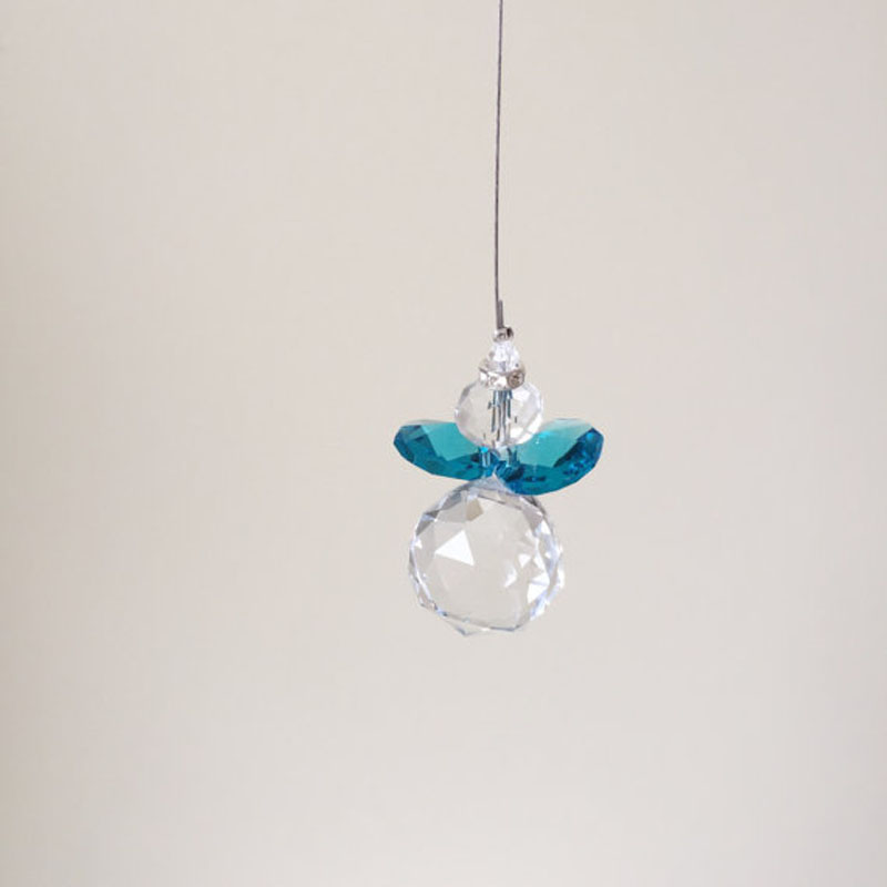 

10PCS Hanging Ckakra Suncatcher Ball Crystal Octagon Beads Prisms Chandelier Lamp Lighting Pendant Wedding Decoration Gift