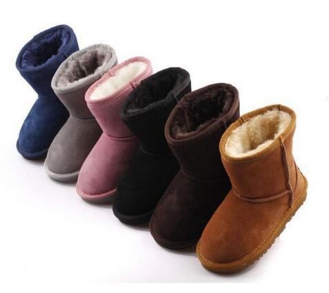 

2020 Hot sell Real Australia WGG 5281 High-quality Kid Boys girls children baby warm snow boots Teenage Students Snow Winter boots, 5281 chocolate
