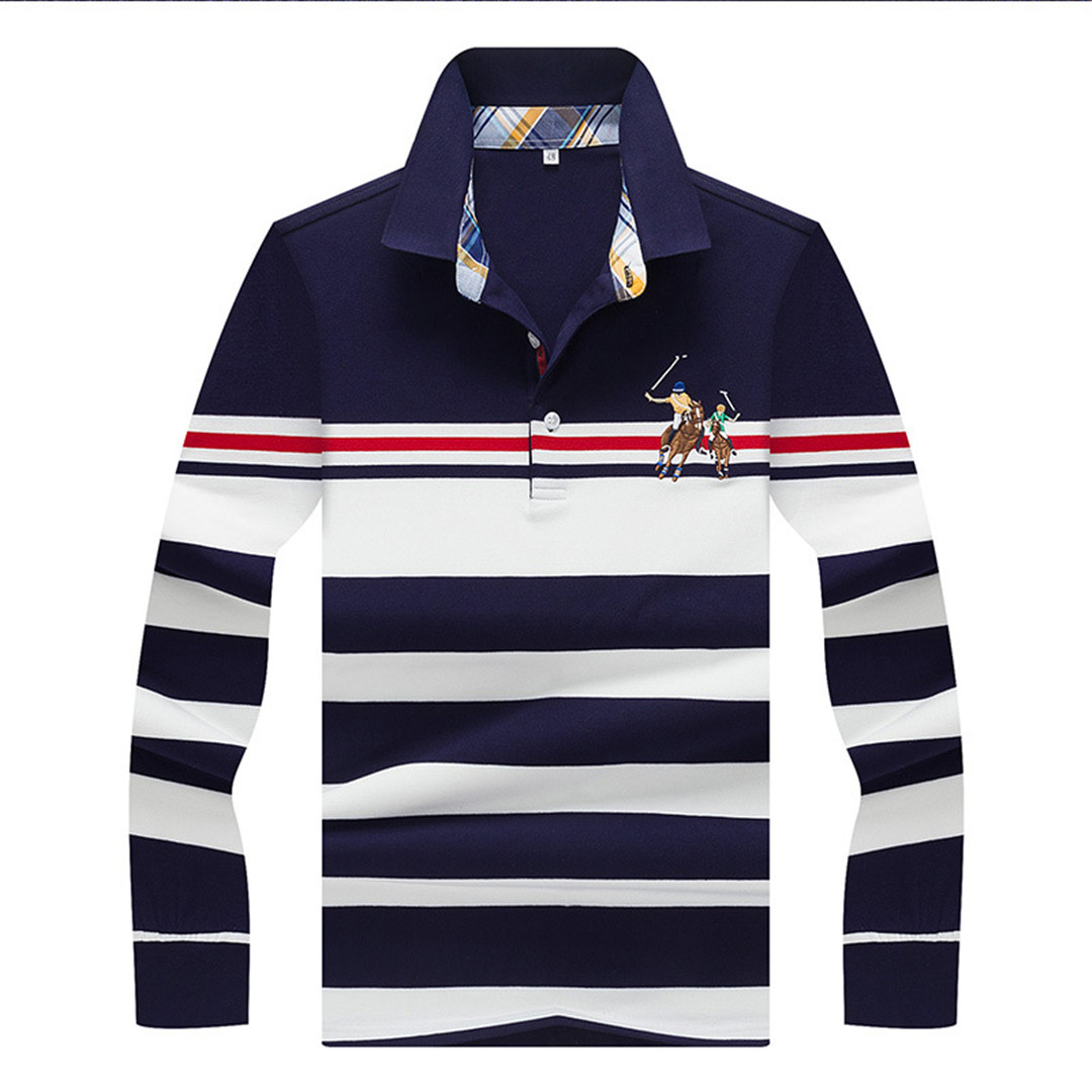 mens designer long sleeve polo shirts sale