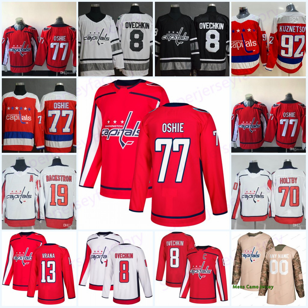 

19 Nicklas Backstrom Washington Capitals Jersey 65 Andre Burakovsky 70 Braden Holtby 74 Carlson 77 T.J. Oshie Top Chaep Hockey Jerseys, Youth white