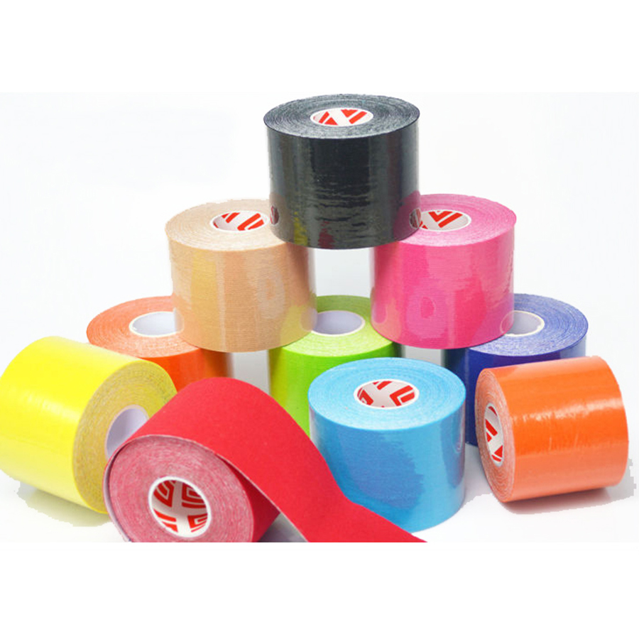 

Swimming Muscle Tape Sports Tape Kinesiology Cotton Elastic Adhesive Muscle Bandage Care Physio Strain Support, As pic