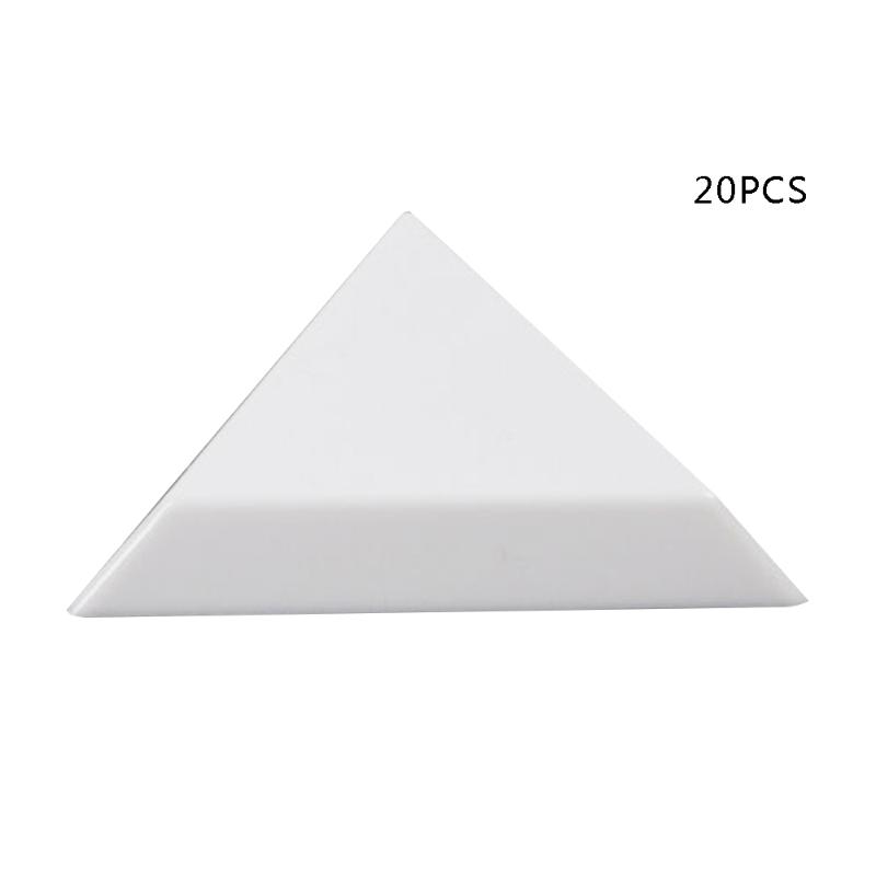 

20Pcs Triangle Rhinestones Beads Nail Art Sorting Trays Glitter Crystal Sorting Trays Storage Display Plate