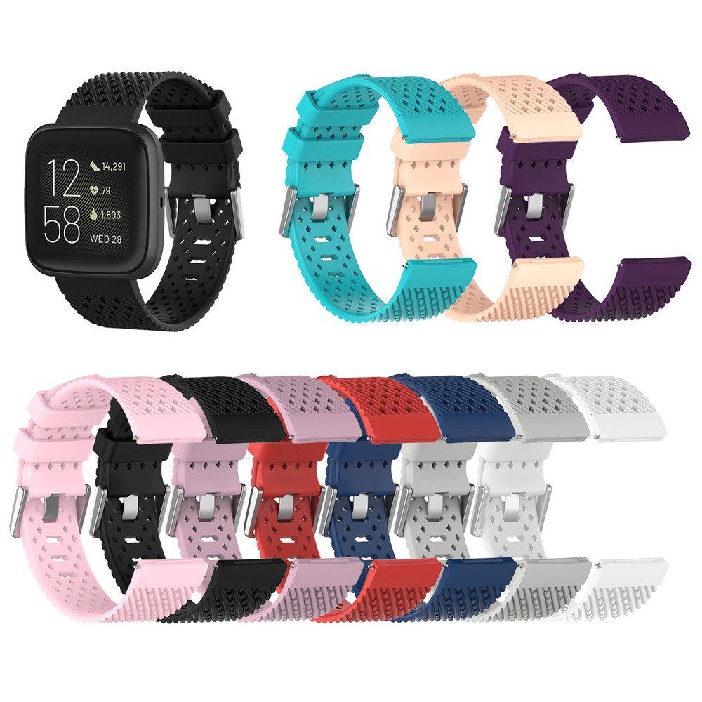 

20mm Breathable and Twill design strap for fitbit versa/versa2/versa lite