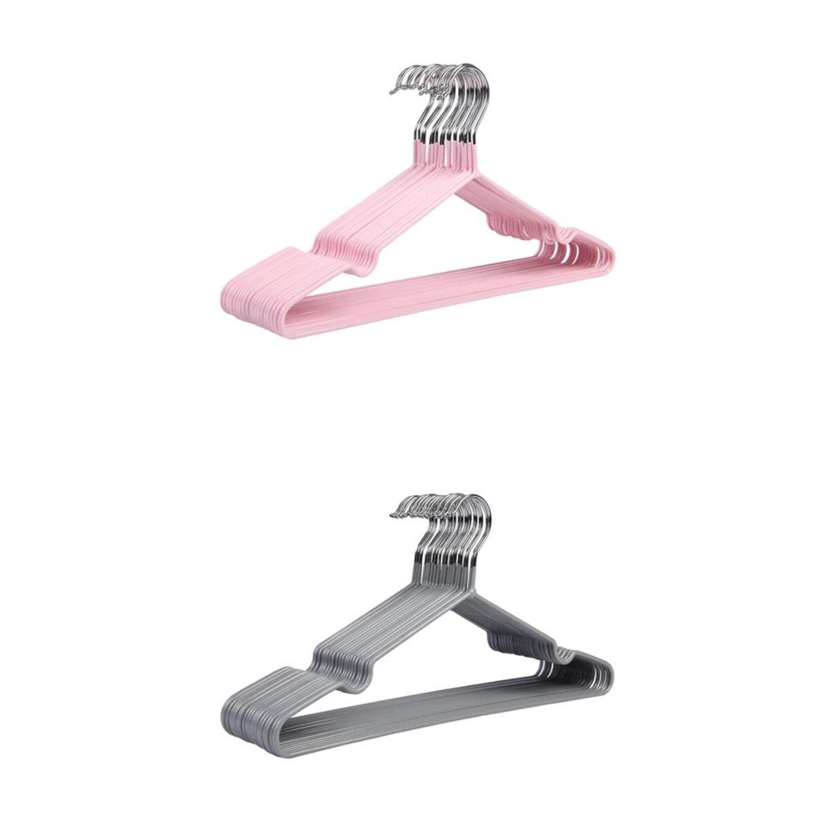 

20 pieces clothes hanger clothing jacket hanging rack bar for home laundry
