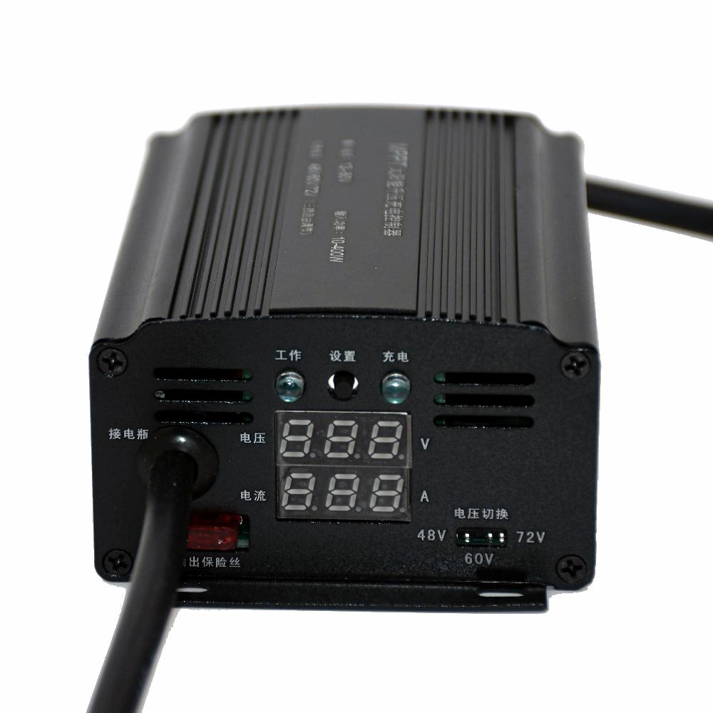 

Solar Charge Controller 10~400W, DC12-50V boost to 48V/60V/72V, Amper/Voltage dual display, for electrical bicycle, tricycle