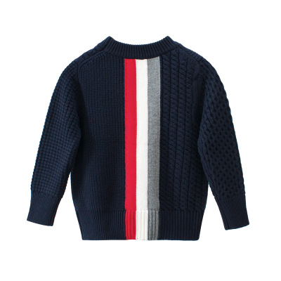 

Children Brand Sweaters Kids Pullover Clothing Boys and Girls Casual Striped Tops Solid Color Clothes 2020 Autumn New Trend Top Quality, Gray