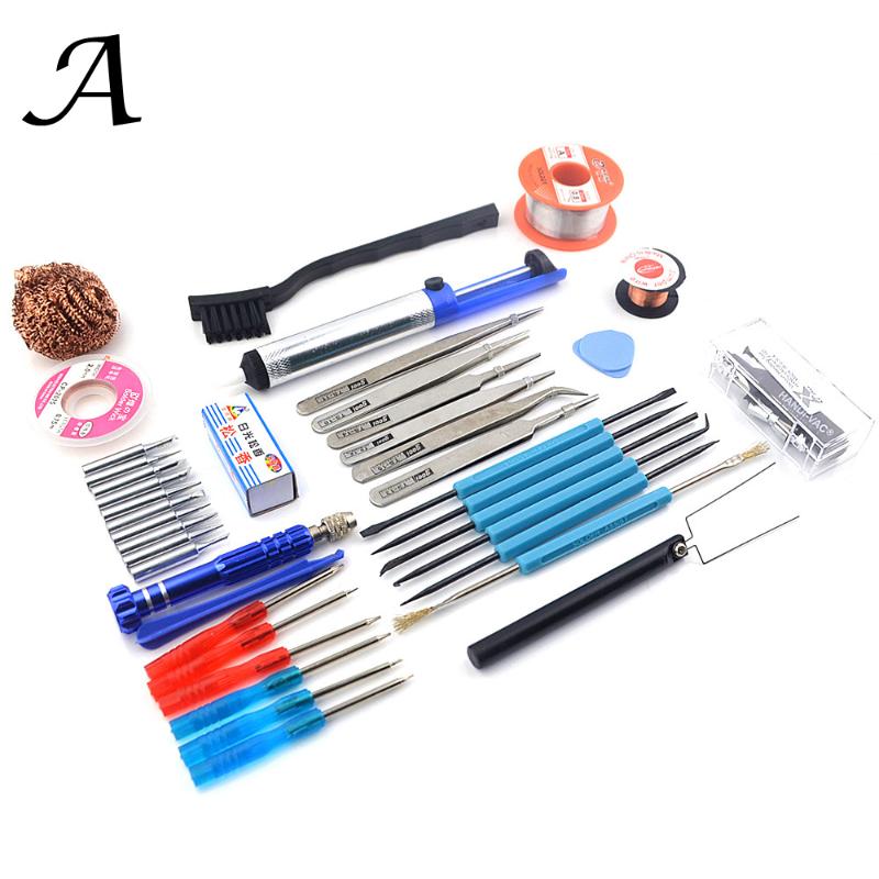 

Welding auxiliary Solder wire/tip/braid solder/tweezers/screwdriver For 936 8586 858D 8588D soldering iron or soldering station