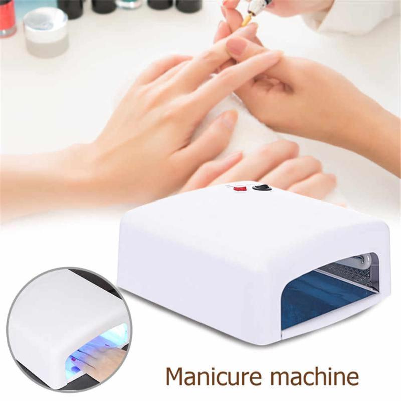 

36W Uv Light Glue Dryer For Repairing Cell Phone Screen Ultraviolet Lamp Uv Curing For Nail Polish Light, Eu plug white