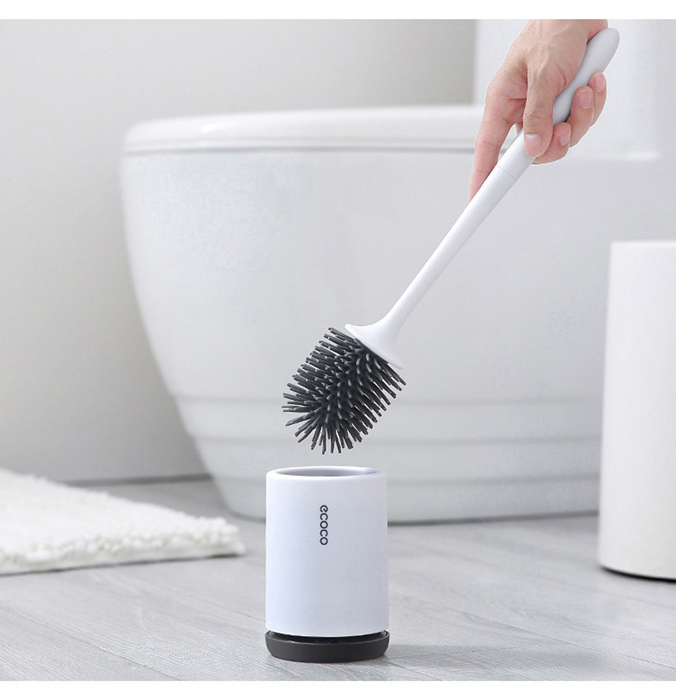 cleaning toilet brush head