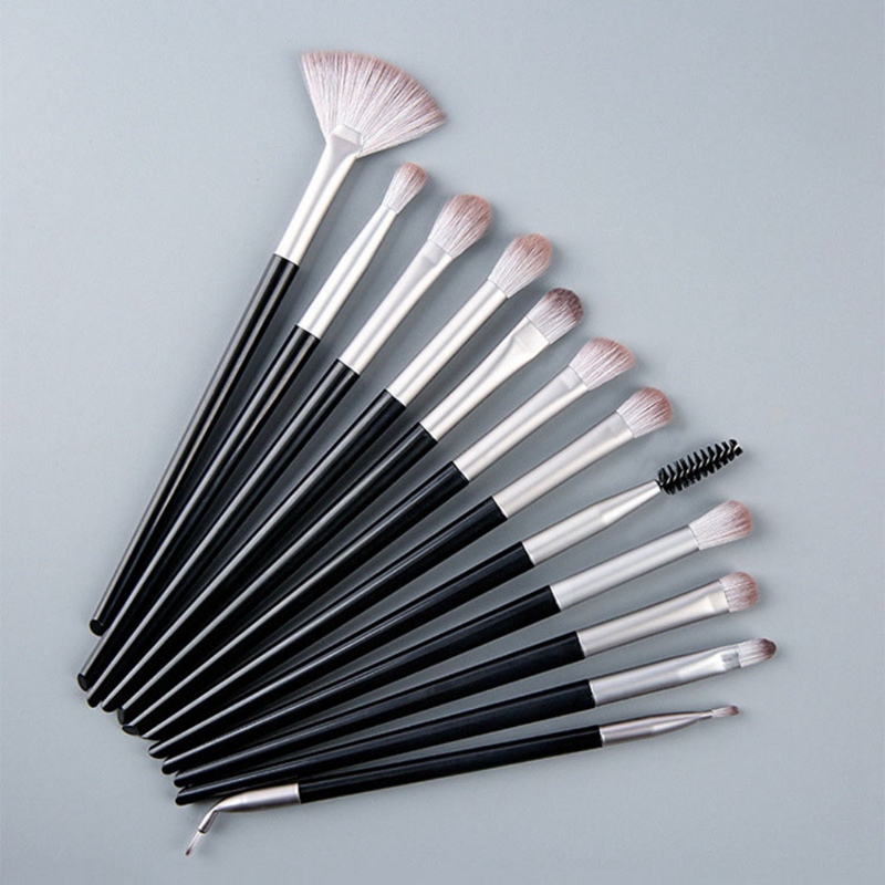 

Makeup Brushes Set Professional 12 Pcs Makeup Brushes Set Eye Shadow Blending Eyeliner Eyelash Eyebrow Brush For
