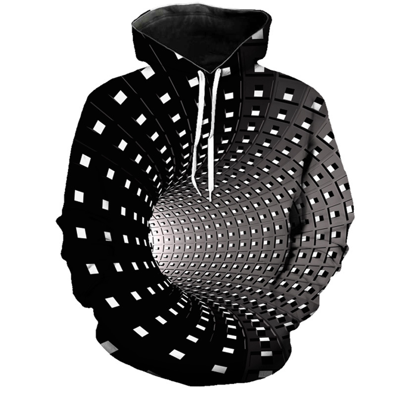 

3D Sweatshirt Hoodies Pop Punk Hip hop Dizzy Arts Women Men Pullovers Outerwear Loose Hooded Tops