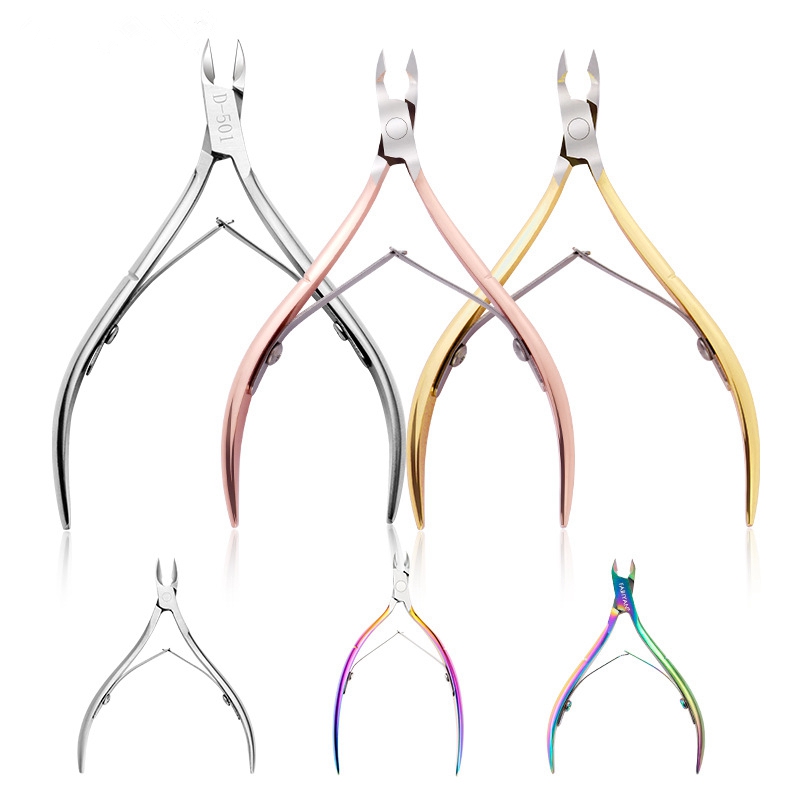 

Fingernail Toenail Cuticle Nipper Trimming Stainless Steel Professional Nail Clipper Cutter Cuticle Scissor Plier Manicure Tool HHAa137