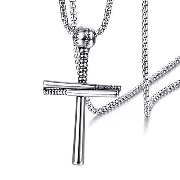 

Pendant Necklaces Fashion Gold Silver Color Chain Cross Pendants Titanium Steel Statement For Women Men Trendy Jewelry
