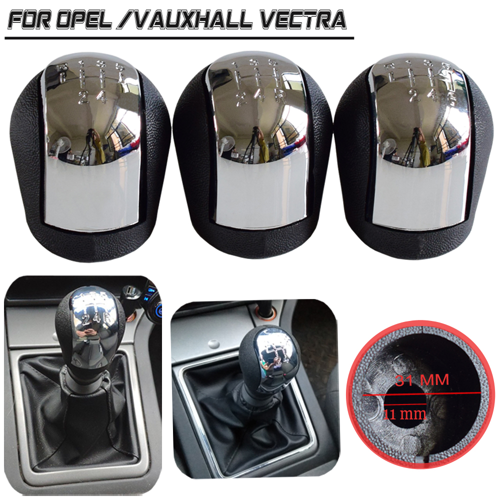 

Gear Shift Knob With Gaiter Boot For Opel Vectra C B Corsa Astra G SIGNUM Combo 02-05 Manual 5 6 Spee Car Styling