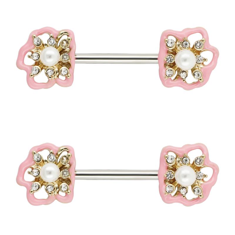 

Other MUSI 2PCS Nipple Piercing 316L Stainless Steel Heart Barbell Body