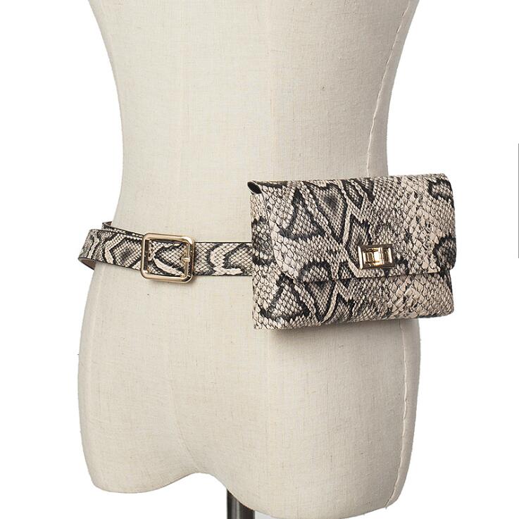 

newest designer luxury waist bag women joker belt classic Serpentine shoulder bags Retro portable phone bags mini ladies bags, Black