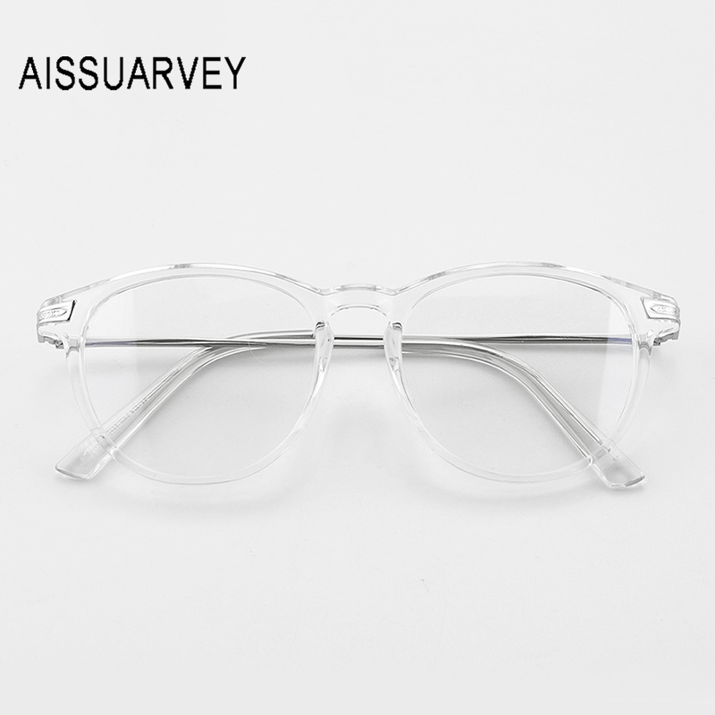 Monturas de anteojos transparentes para montura transparentes gafas redondas gafas Vintage prescripción óptica ropa de ojos para mujer