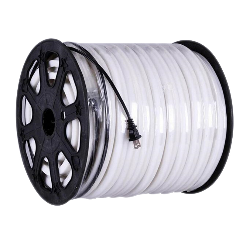 

14*26mm LED Neon Sign Flex Soft Neon Light 50m/lot 80 Led/M Flexible Rope Strip Lights 220V EU Plug