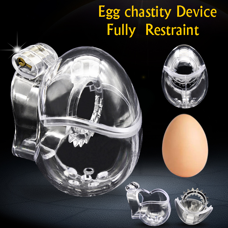 

2020 New Design Male Egg-Type Fully Restraint Chastity Device Bondage Belt Cage