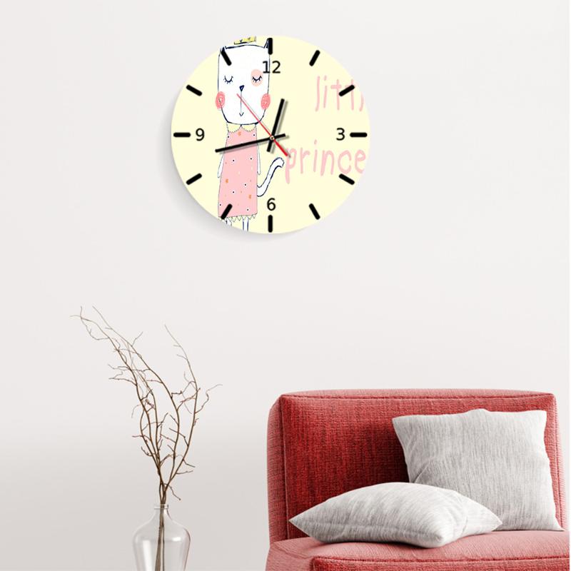 

cratoon cute silent wall clock creative modern design creative wall clock chiledren room zegar na sciane Home Decor BB50