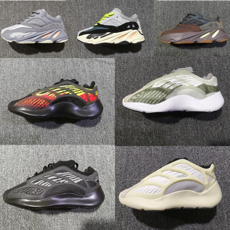 

2020 Kanye v2 v3 Glow Azael kids Running shoes Designer Alvah boy& girl Runners Toddler Static inertia Mauve trainers Lifestyle sneakerfa31#