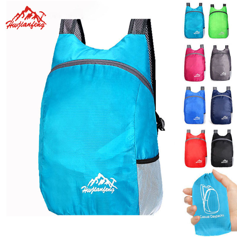 

20L Lightweight Packable Bag,Foldable Ultralight Outdoor Backpack, Waterproof Hiking Travel Backpack, Folding Handy Daypack Bag, Red color
