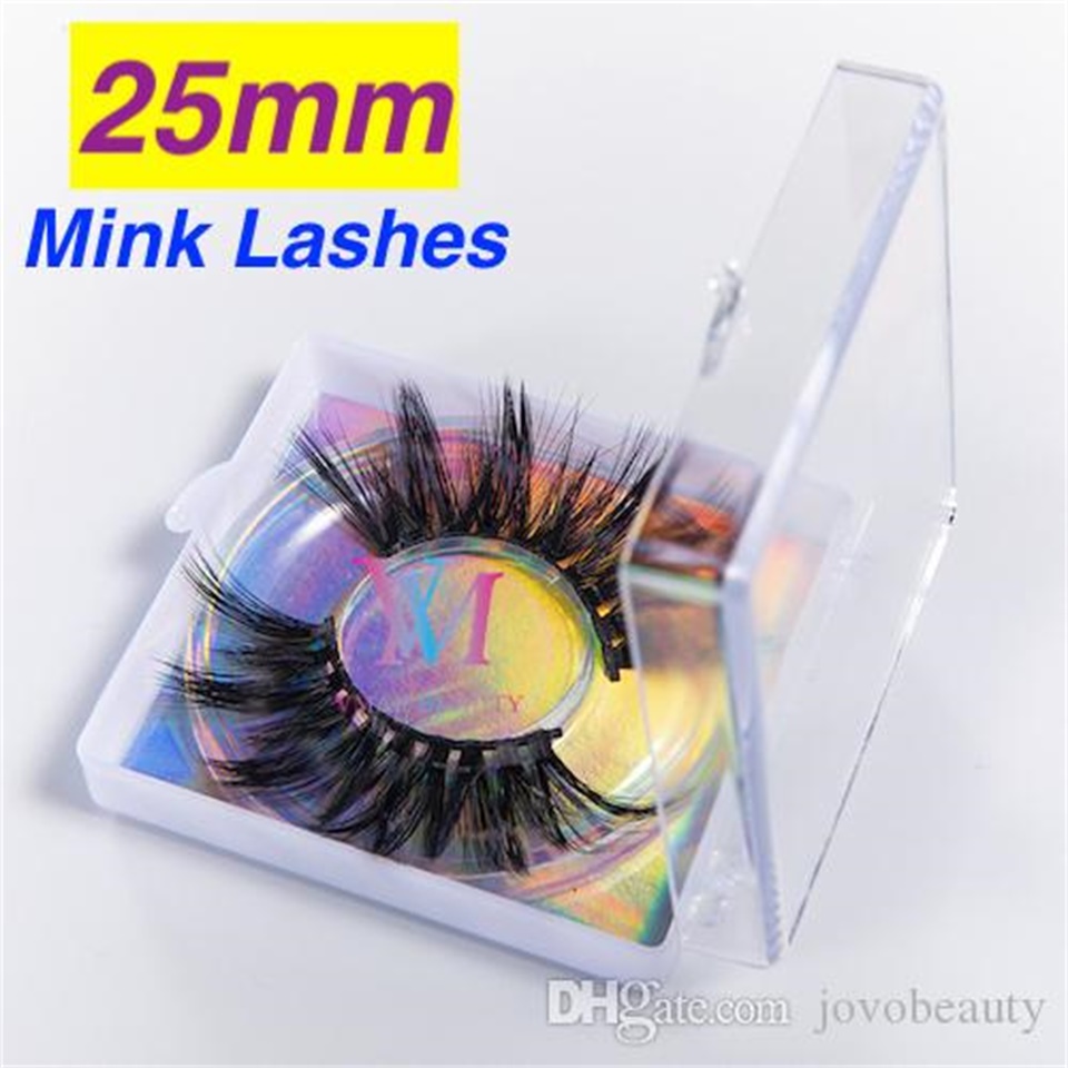 Vmae Lashes Maquillage Vison Fourrure Cheveux Expédition Rapide Sexy Long Fluffy 22mm 25mm Doux En Gros 3D 5D Vison Cils Cils Boîte Carrée Transp