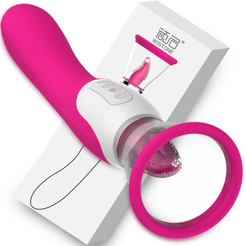 3 en 1 Sucer Vibromasseur Sex Toys pour Femme Léchage de Chatte Jouet Langue G Spot Stimulateur Chauffage Sex Machine Adult Toys T200517