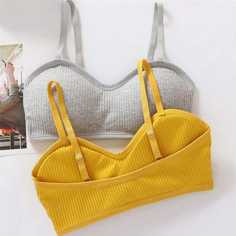 

Casual Women Underwear Fashion Sexy Slim Tank Vest Tops Seamless Vest Bra Tops Female Slim Solid Colir Crop Top Ladies, Yellow