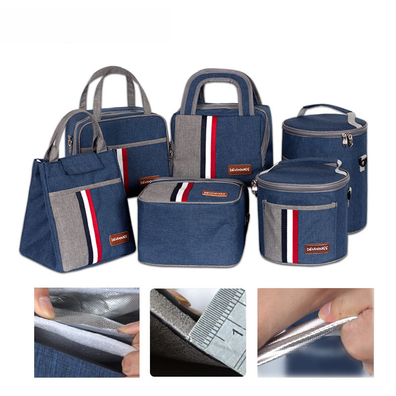 

Portable Lunch Bag For Women School Storage Bento Bag Thermal Box Tote Cooler Container Insulation Package