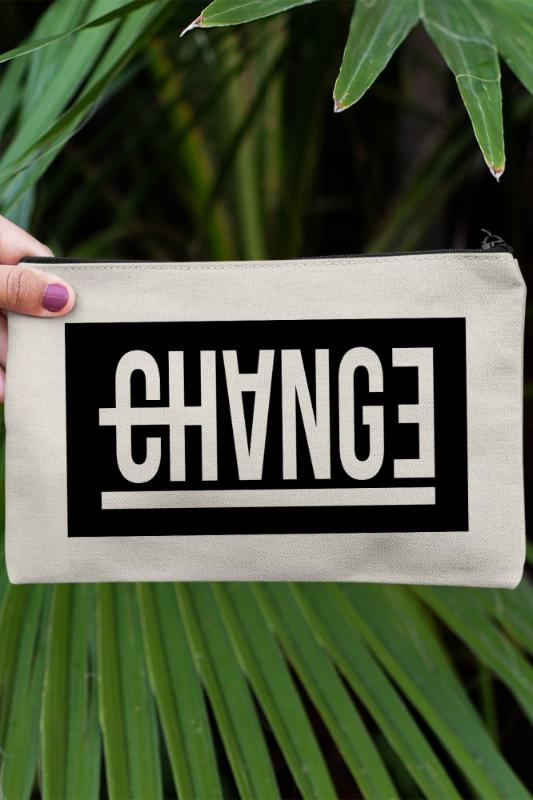 

Angemiel Clutch Reverse Change Write Portfolio Hand Makeup Bag