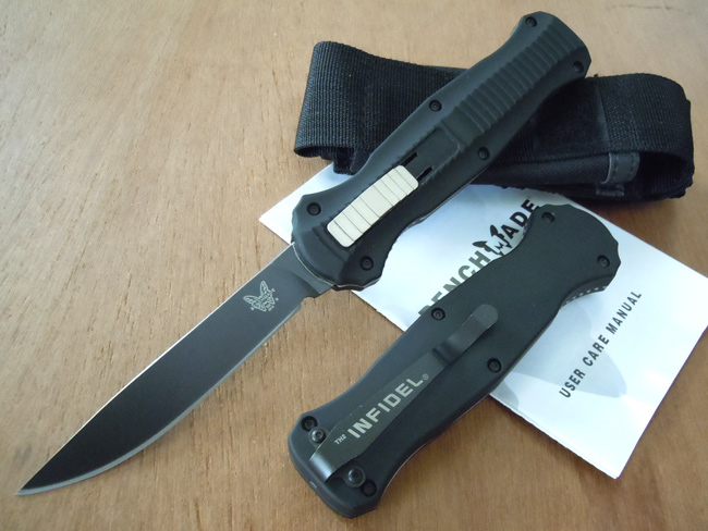 

BM Knife D2 Blade Knife 3310BK Infidel Spear/Drop Knife Smooth Double 3300 Point Action Camping 3310 Outdoor Tool Benchmade Knives Dofwi