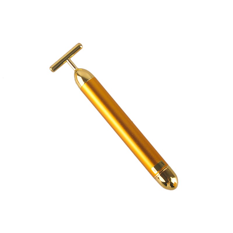 

tamax UP017 Energy Beauty Bar Gold Pulse face Firming Massager Facial T bar massage beauty device home use