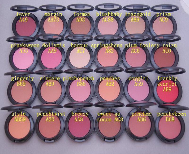 

Top quality Hot sell Famous Face Makeup 24 colors single SHEERTONE Blush 6g with color name