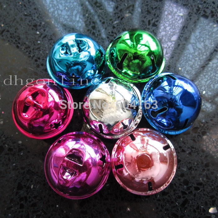 

10 PCS 50mm 2'' Jingle Bell Assorted Color Charms for Huge style1