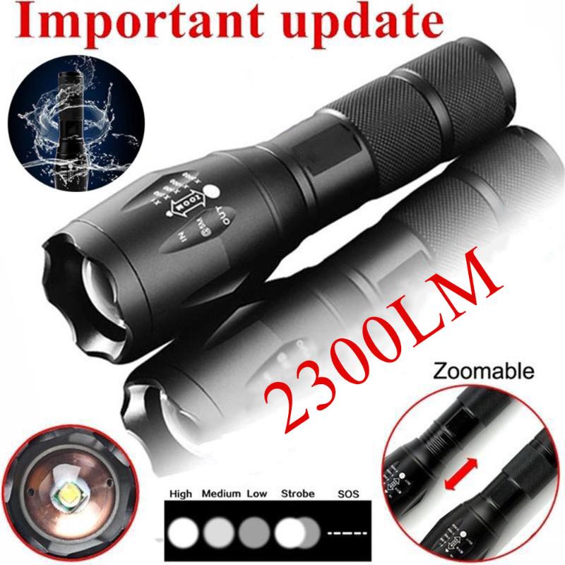 

Led Ultra Bright torch T6/L2 Camping light 5 Modes waterproof Zoomable Bicycle Light powerful use 18650