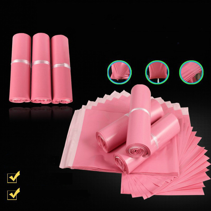 

50pcs/Lots 14 Wires Pink 28*42cm Courier Bags Self-Seal Adhesive Storage Bag Matte Material Envelope Mailer Postal Mailing Bags