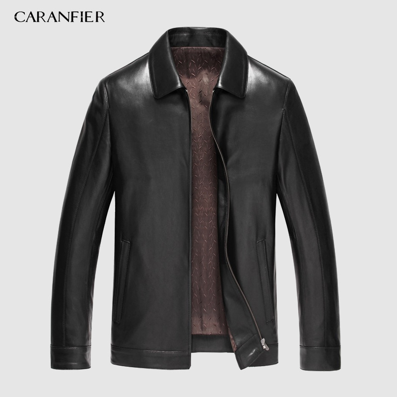 

Mens Jackets Genuine Sheepskin Leather Casual Slim Fit Coats Motorcycles Outerwear Overcoats DHL Free Shipping M-4XL, 6608a brown