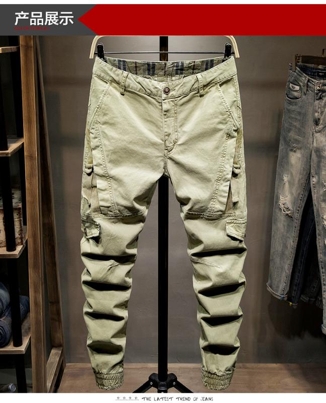 

JA600461 Fashion Men's Pants 2020 Runway Luxury European Design party style Men's Clothing, Black